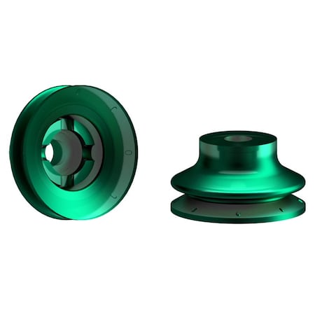 Fipa Bellows vacuum cup diam. 26 mm, Monoflex  green 50 Degrees 23.026.265.22